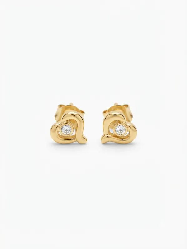 Gold_Stainless_Steel_Sculpted_Stone_Centre_Stud_Earrings_For_Women