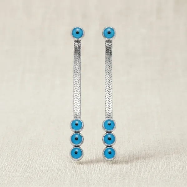 Blue_Silver_Stainless_Steel_Long_Chain_Drop_Earrings_For_Women