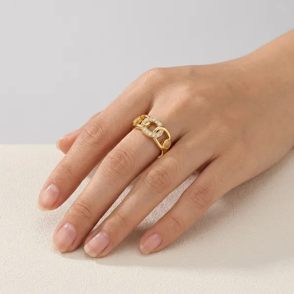 Gold_Stainless_Steel_Crystal_Embellished_Open_Link_Ring_For_Women