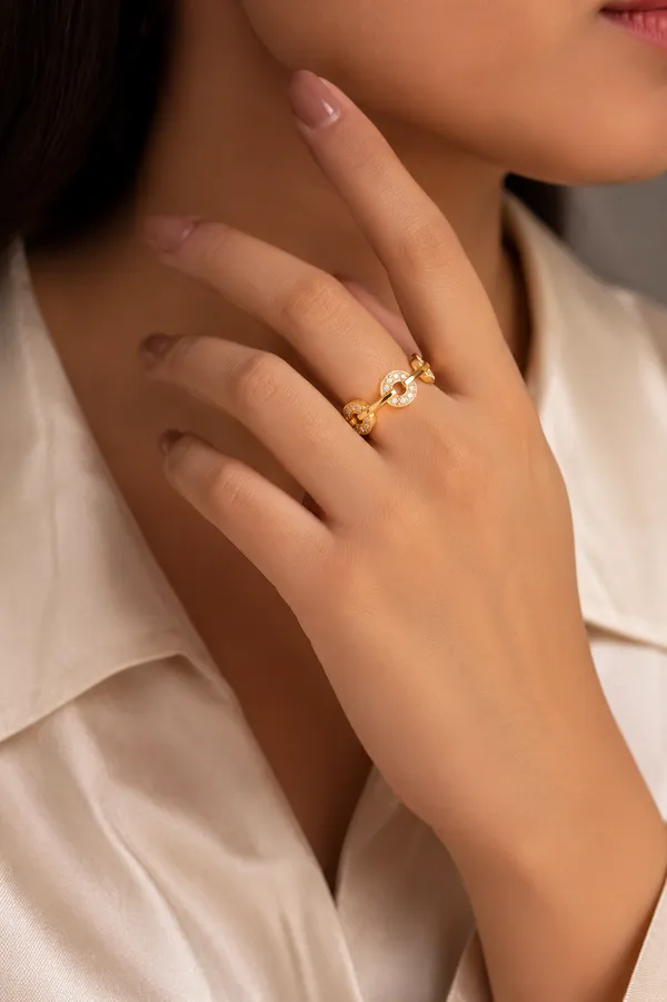 Gold_Stainless_Steel_Crystal_Embellished_Ring_For_Women