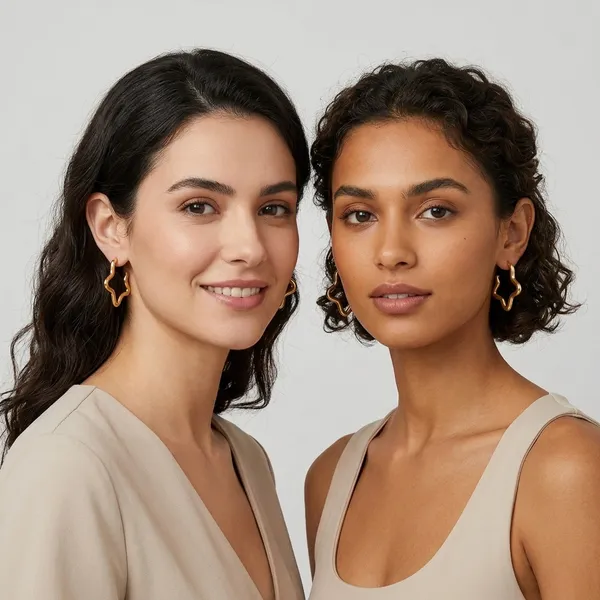 Gold_Stainless_Steel_Star_Hoop_Earrings_For_Women