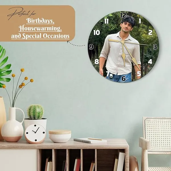Multicolor_Acrylic_Personalised_Photo_Round_Wall_Clock