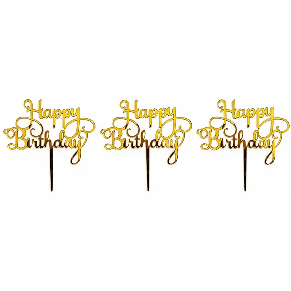 Golden_Acrylic_Happy_Birthday_Script_Cake_Topper_Pack_Of_3