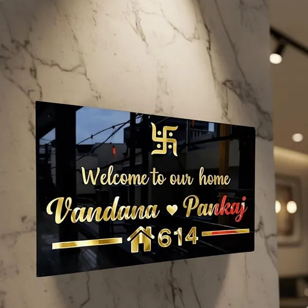 Black_And_Golden_Acrylic_Modern_Personalised_Name_Plate