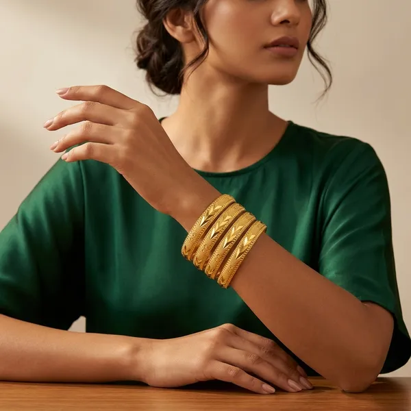 Gold_Copper_Alloy_Bangles_For_Women