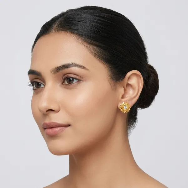 Gold_Copper_Earrings_For_Women