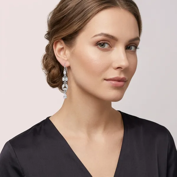 Gold_CZ_Diamond_With_Plating_Earrings_For_Women