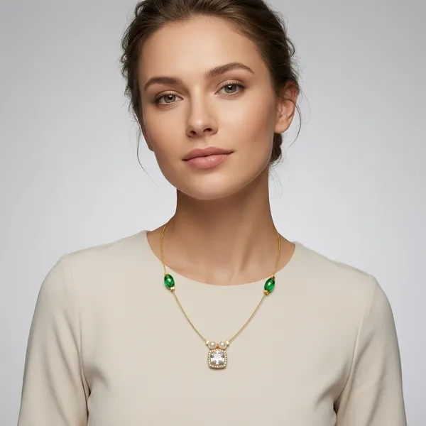 Gold_Copper_Alloy_Necklace_For_Women