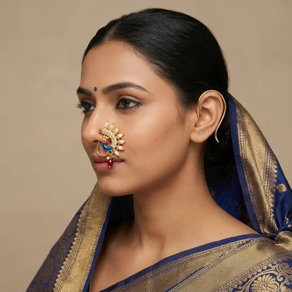 Gold_Pearl_With_Meenakari_Nose_Pin_For_Women