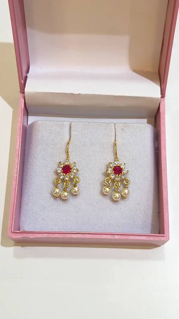 Brown_Plated_Gold_Plated__Earrings_For_Women