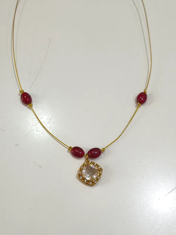 Gold_Copper_Alloy_Necklace_For_Women