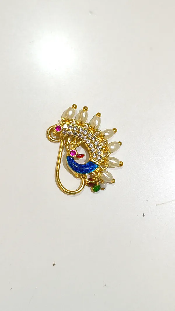 Gold_Pearl_With_Meenakari_Nose_Pin_For_Women