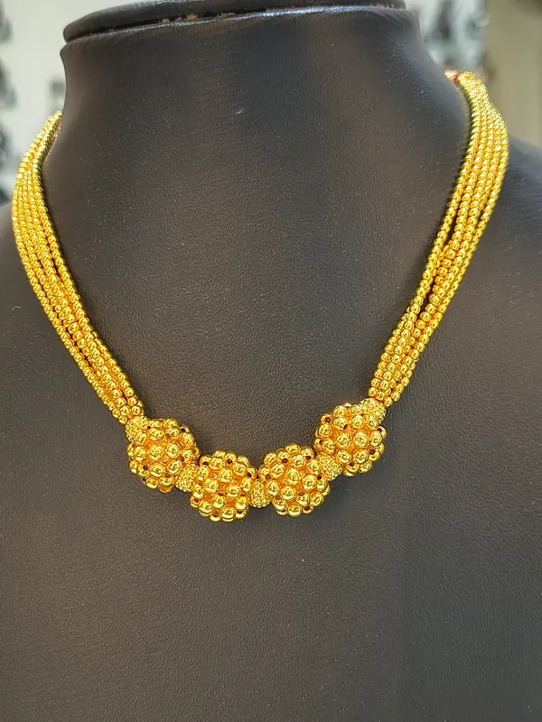 Gold_&_Green_Gold_Plated_Necklace_For_Women