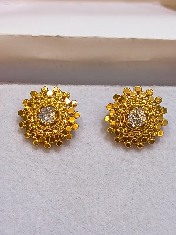 Gold_Copper_Earrings_For_Women