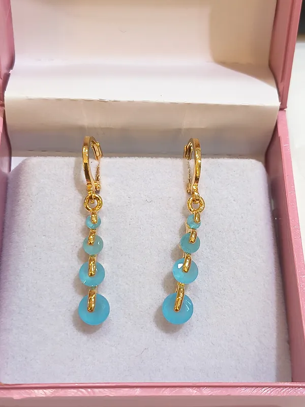 Gold_CZ_Diamond_With_Plating_Earrings_For_Women