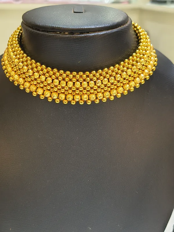 Gold_&_White_Gold_Plated_Necklace_For_Women