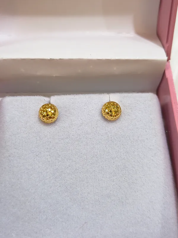 Pink_Plated_Copper_Alloy_Earrings_For_Women