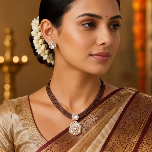 Gold_Plated_Necklace_Set_For_Women