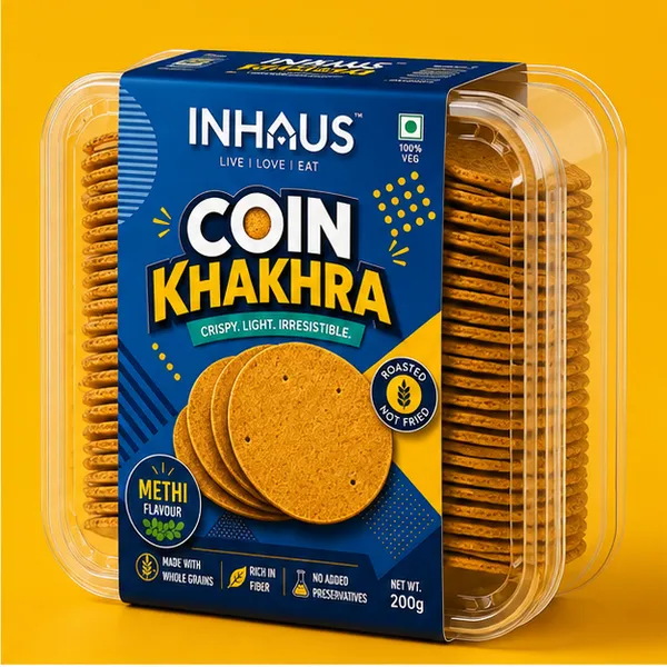 Inhaus_Methi_Coin_Khakhra_Roasted_Snack_200_Gm_Pack_Of_2
