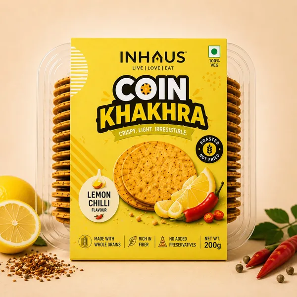 Inhaus_Lemon_Chilli_Coin_Khakhra_Roasted_Snack_200_Gm_Pack_Of_2