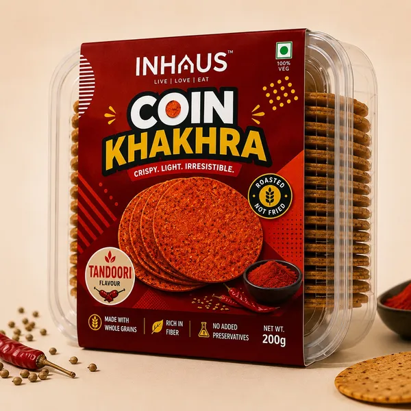 Inhaus_Tandoori_Coin_Khakhra_Roasted_Snack_200_Gm_Pack_Of_2