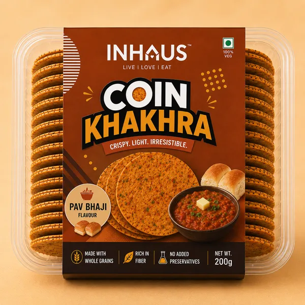 Inhaus_Pav_Bhaji_Coin_Khakhra_Roasted_Snack_200_Gm_Pack_Of_2