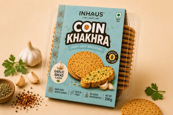 Inhaus_Garlic_Bread_Coin_Khakhra_Roasted_Snack_200_Gm_Pack_Of_2
