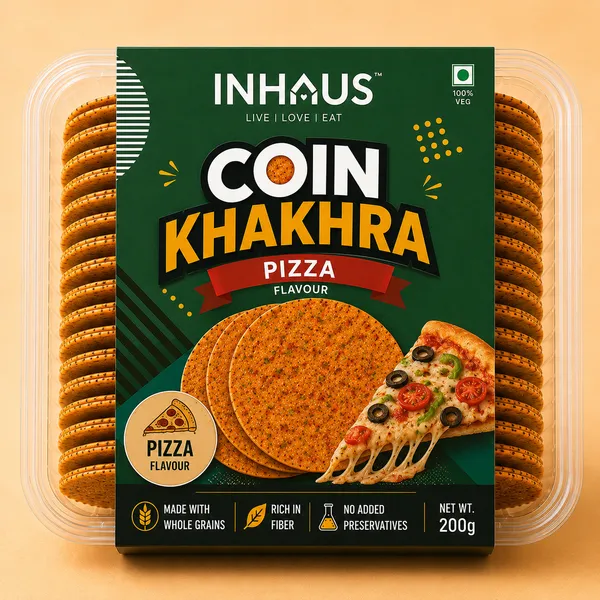 Inhaus_Pizza_Coin_Khakhra_Roasted_Snack_200_Gm_Pack_Of_2