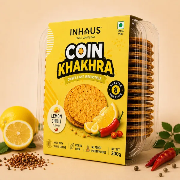 Inhaus_Lemon_Chilli_Coin_Khakhra_Roasted_Snack_200_Gm_Pack_Of_2
