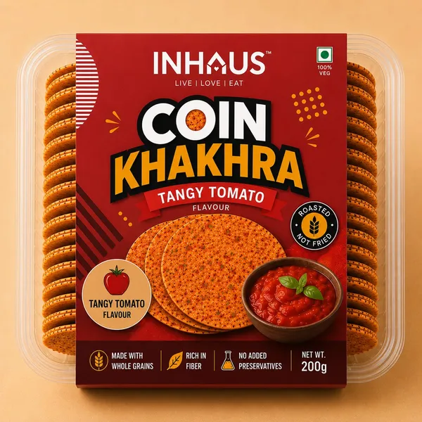 Inhaus_Cream_&_Onion_Coin_Khakhra_Snack_200_Gm_Pack_Of_2