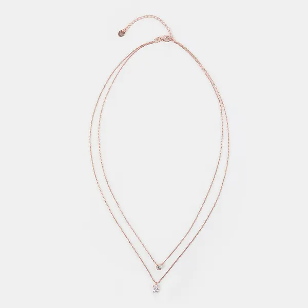 Rose_Gold_Sterling_Silver_Layered_Dual_Chain_Necklace_For_Women