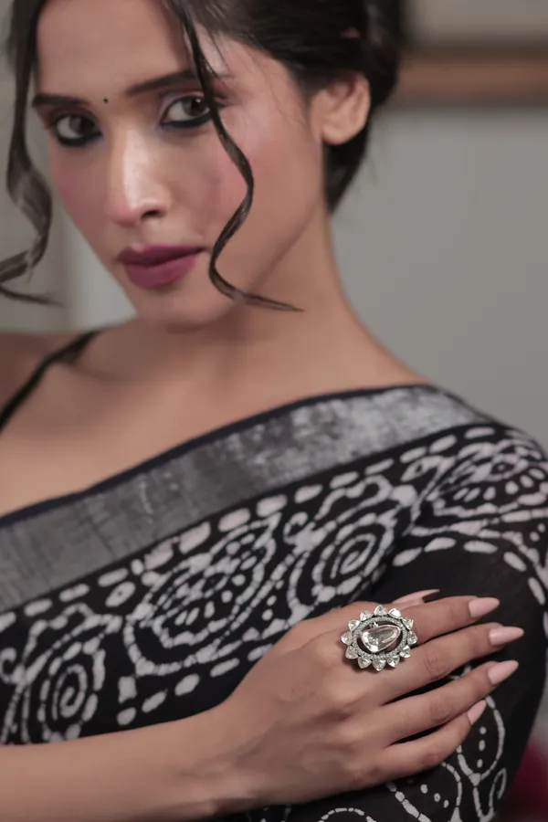 Silver_Sterling_Silver_Crown_Ring_For_Women