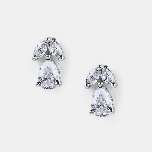 Silver_Sterling_Silver_Inverted_Tulip_Stud_For_Women