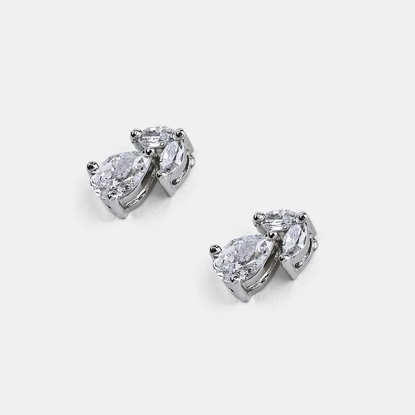 Silver_Sterling_Silver_Inverted_Tulip_Stud_For_Women