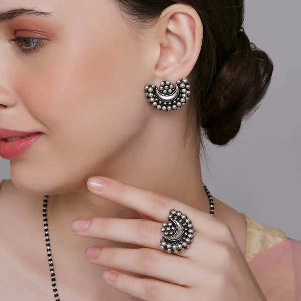 Silver_Sterling_Silver_Chandrakor_Traditional_Ring_For_Women