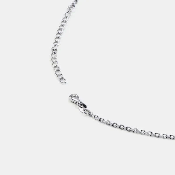 Silver_Sterling_Silver_Square_Charm_Necklace_For_Women