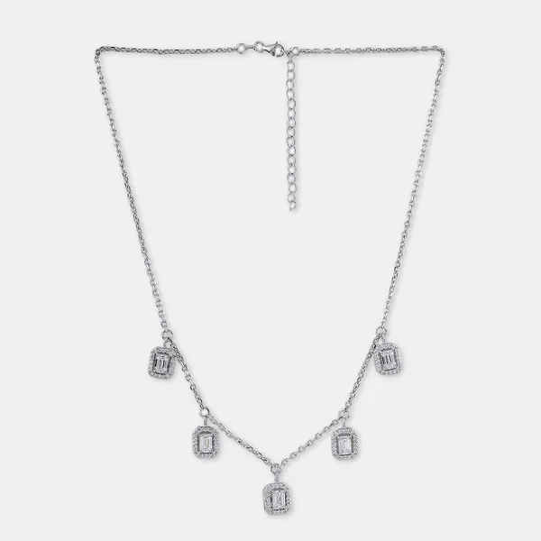 Silver_Sterling_Silver_Square_Charm_Necklace_For_Women
