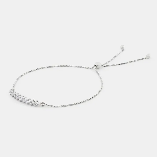 Silver_Sterling_Silver_Stone_Studded_Snail_Bracelet_For_Women