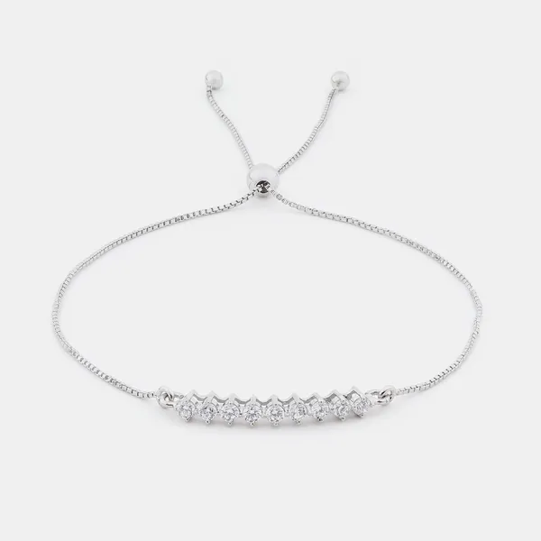Silver_Sterling_Silver_Stone_Studded_Snail_Bracelet_For_Women