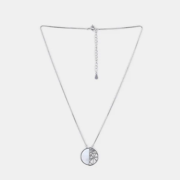 Silver_Sterling_Silver_Moon_Crescent_Necklace_Set_For_Women