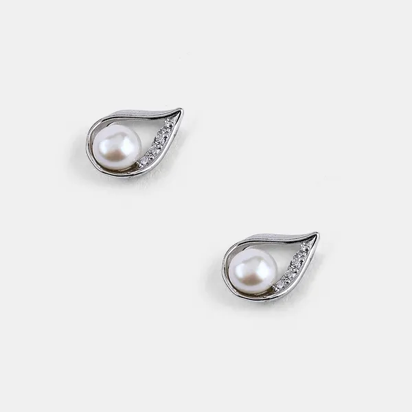 Silver_Sterling_Silver_Pearl_Stud_For_Women