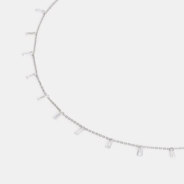 Silver_Sterling_Silver_Crystal_Chain_Necklace_For_Women