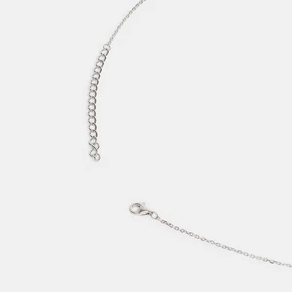 Silver_Sterling_Silver_Crystal_Chain_Necklace_For_Women