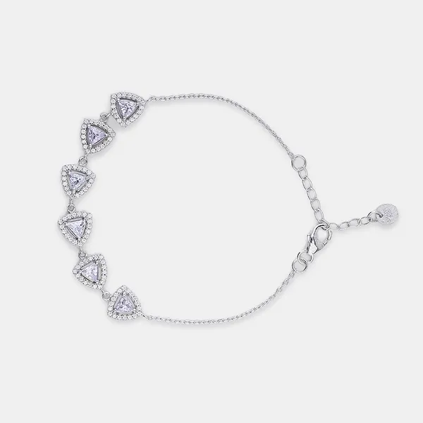 Silver_Sterling_Silver_Triangle_Chain_Bracelet_For_Women