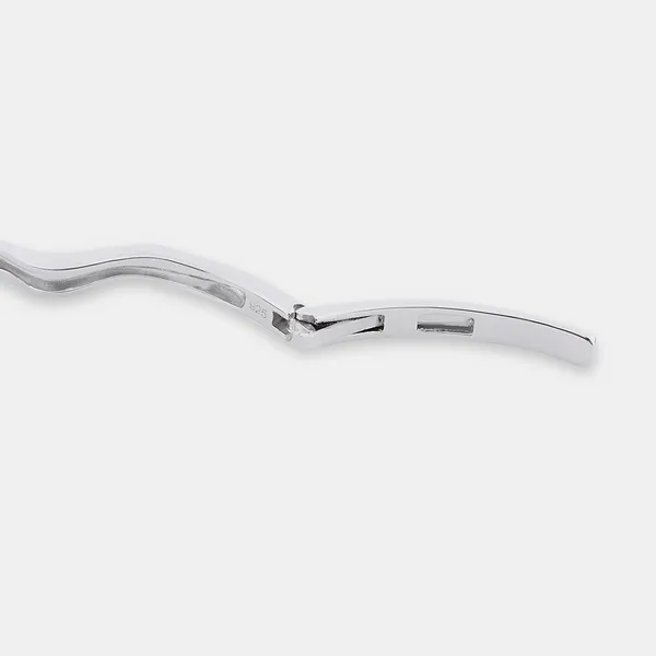 Silver_Sterling_Silver_Wave_Stone_Bracelet_For_Women