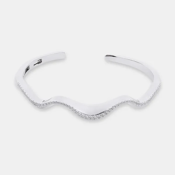 Silver_Sterling_Silver_Wave_Stone_Bracelet_For_Women
