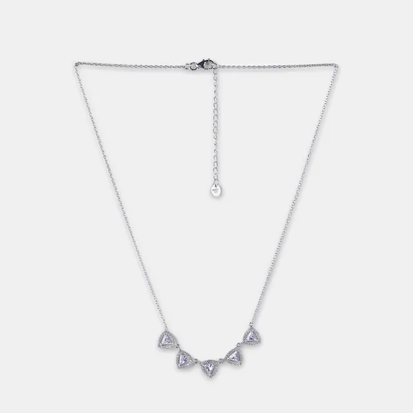 Silver_Sterling_Silver_Triangle_Chain_Necklace_For_Women