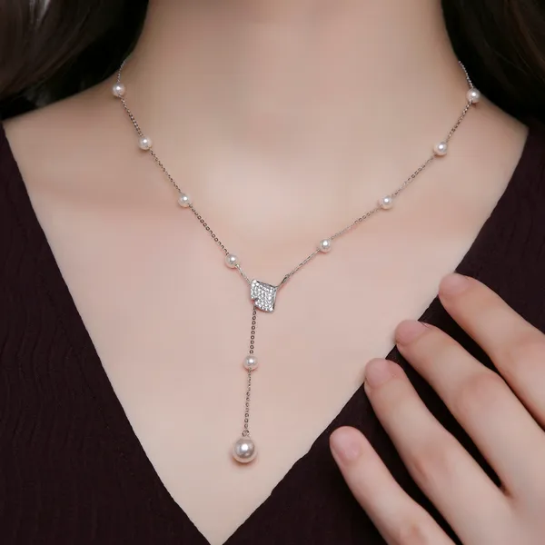 Silver_Sterling_Silver_Pearl_Fish_Charm_Necklace_For_Women
