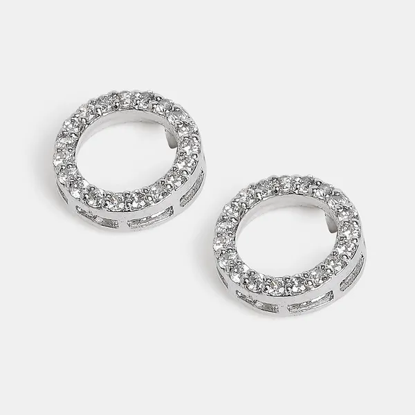 Silver_Sterling_Silver_Rose_Stud_For_Women