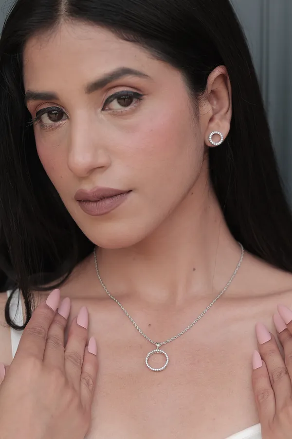 Silver_Sterling_Silver_Rose_Stud_For_Women